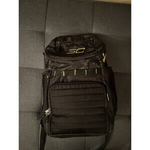 Under Armour Unisex-Adult Stephen Curry 30 Undeniable Backpack, Black and Yellow